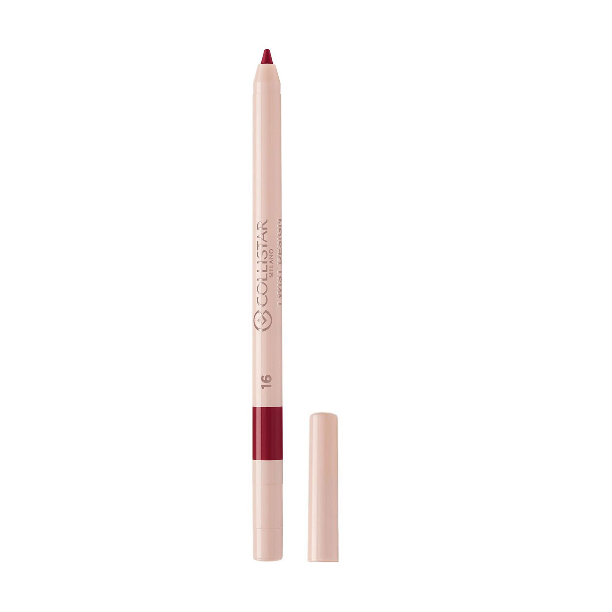 Водостійкий олівець для губ Collistar Twist Design Automatic Lip Pencil 16 Rubino, 0.4 г